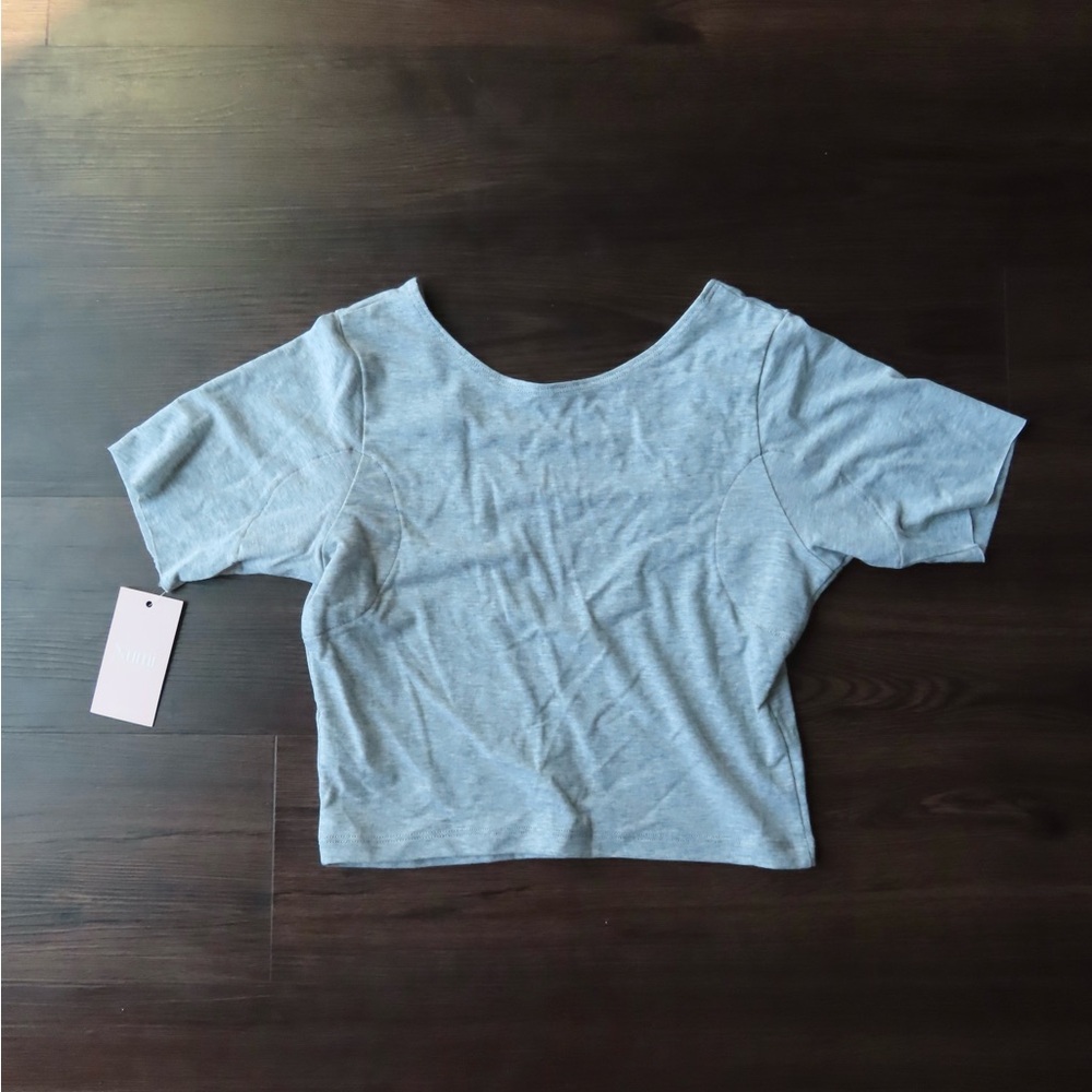 Numi sweatproof Light Gray undershirt low back crop